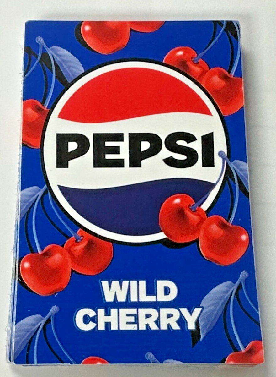 VALVE LABEL NBS64 WILD CHERRY PEPSI (1) ONE STICKER # VI01641334