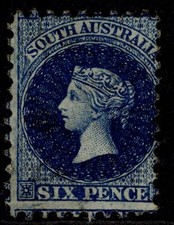 Australia - South Australia QV SG96, 6d bright blue, M MINT. Cat