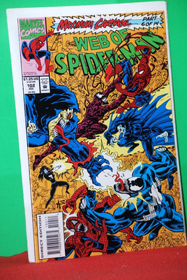 Web of Spider-Man #102 Maximum Carnage Part 6! Marvel 1993-NEW-Unread-NM+