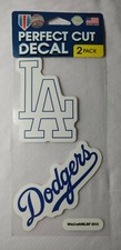 WinCraft Los Angeles Dodgers Die Cut Decals Set 2-Pack 4" x 4" each sticker