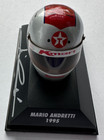 Mario Andretti 1995 autographed Bell Racing Mini Collectors Helmet — photo 3