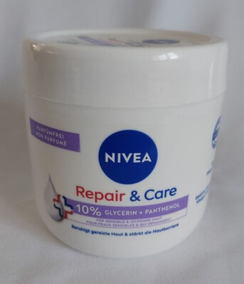 Nivea Repair & Care Creme für Gesicht, Körper +  Hände 10% Glycerin + Panthenol