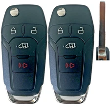 2 For 2019 2020 Ford Transit Remote Keyless Entry Fob Flip Key For R4L-01142188