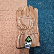 Dragon Hide Gloves The Wizarding Trunk Peter Kenneth Keep FAUX LEATHER BROWN U9a