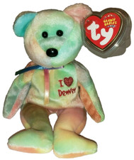 Ty Beanie Baby I LOVE DENVER Bear (Denver Exclusive) 8.5" MWMTs Colors will Vary