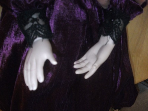 WORLD GALLERY, KAREN MCDONALD PORCELAIN DOLL, "RACHEL" 153/2000 1995 30" RARE - Picture 9 of 12