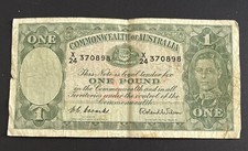 1952 Coombs - Wilson £1 pound , One pound  W24 370898