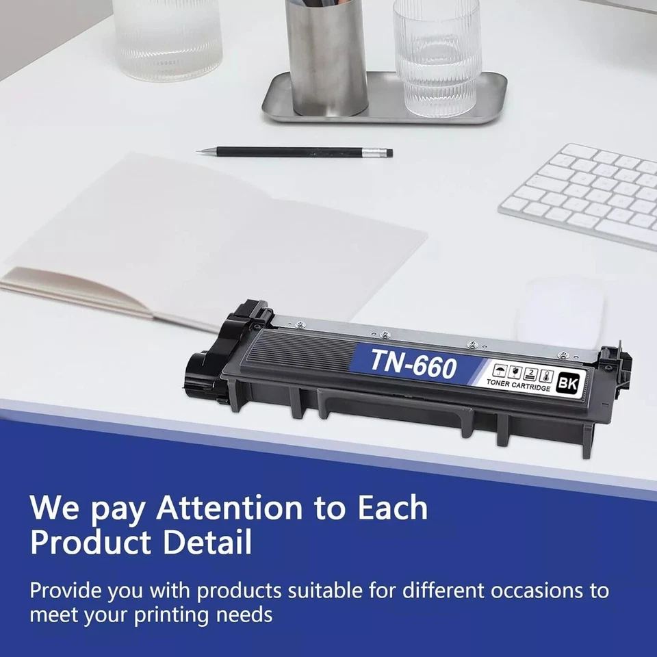 2PK TN660 Toner Cartridge For Brother TN630 MFC-L2700DW MFC-L2740DW DCP-L2540DW - Image 4 of 4
