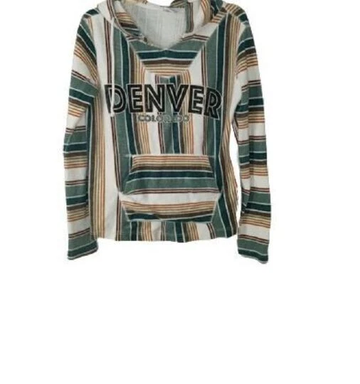 Long Rock Womens Denver Colorado Graphic Boho Hippie Chic Baja