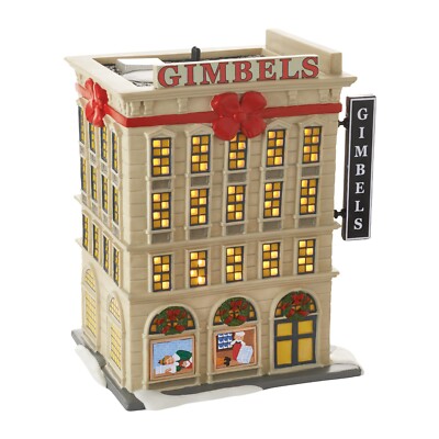Dept 56 Elf The Movie GIMBELS DEPARTMENT STORE 4053059 NEW | eBay
