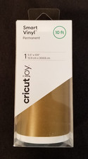 Cricut: Smart Vinyl - Permanent - Glossy - Gold - Model 2007355 - Brand New
