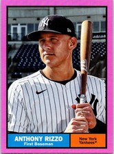 2024 Topps Archives Anthony Rizzo #99 Pink Foilboard New York Yankees