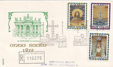 ANNO SANTO 1975 BASILICA S. GIOVANNI IN LATERANO FDC VATICANO 1974