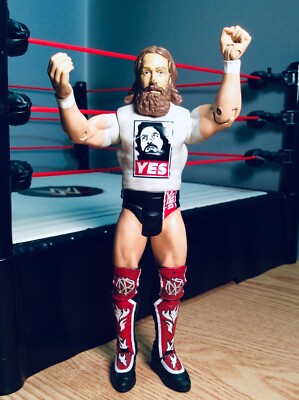 WWE Daniel Bryan Wrestling Action Figure with YES Movement - Mattel 2012