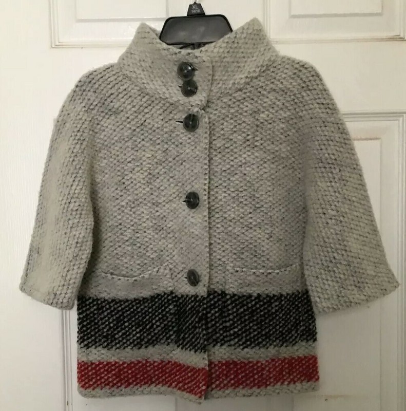 NEW Gap Girls XS 4 5 Jacket Coat Wool