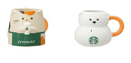 Starbucks Japan 2021 Limited Mug cat barista ＆ Bearista