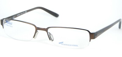 SAFILO TEAM 4148 0JYS SEMI DARK BROWN EYEGLASSES GLASSES FRAME 54-17-145 (NOTES)