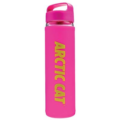OEM ARCTIC CAT COLLECTIBLE * GLASS WATER BOTTLE PINK * 5273-034