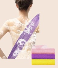 3 African Net Sponge Exfoliating Body Scrubber Towel 31" x 11.5"