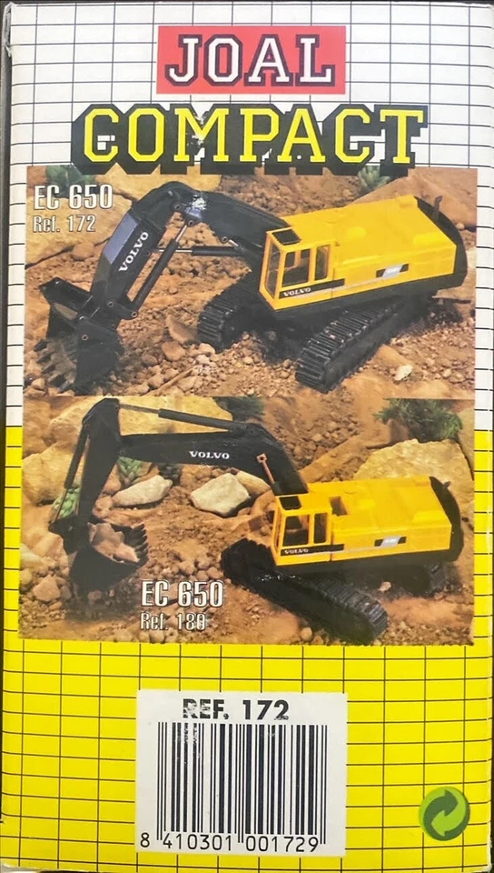 RARE COLLECTIBLE 1:50 JOAL EC650 VOLVO EXCAVATOR (YELLOW) - REF 172 BRAND NEW! - Image 4 of 4
