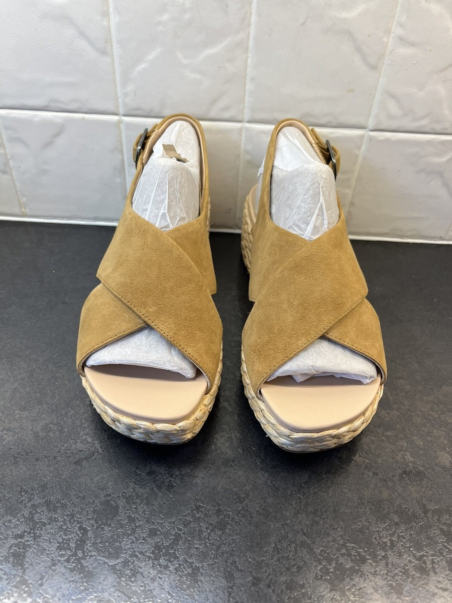 CLARKS KIMMEI CROSS LEATHER SANDALS SIZE BRAND RRP