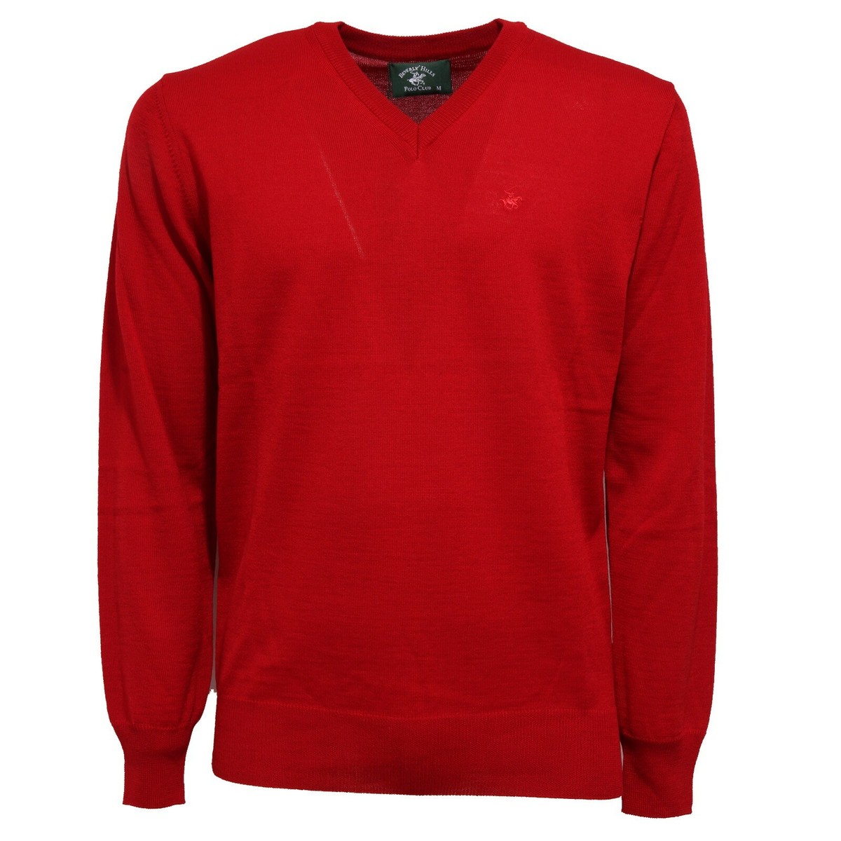 4962K maglione uomo BEVERLY HILLS POLO CLUB red mix wool sweater - Main Image