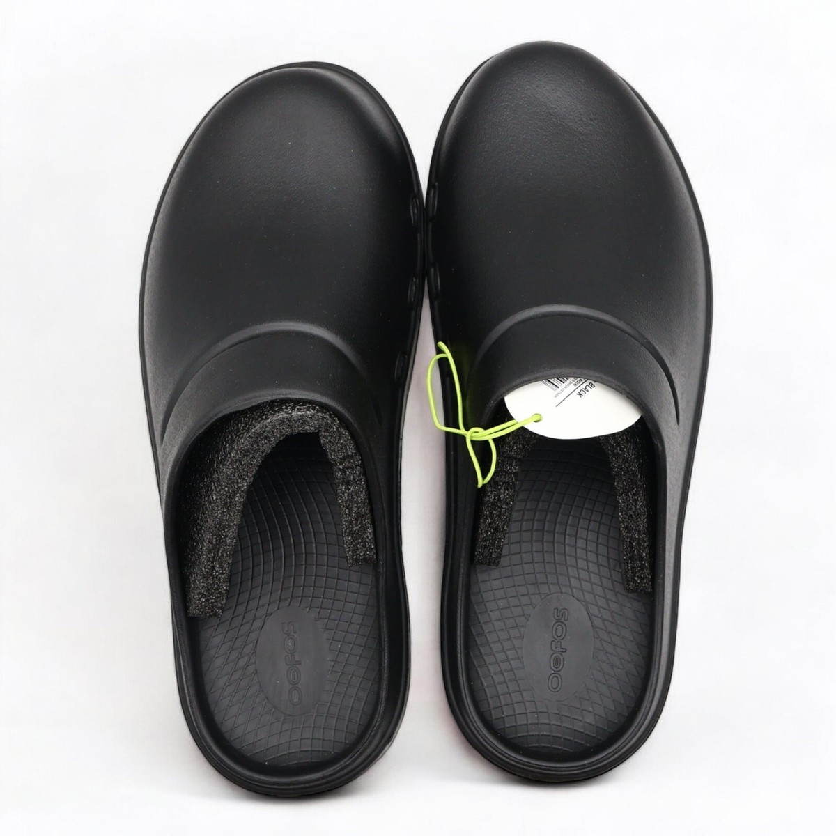 OOFOS Unisex OOcloog Black Recovery Slides Slip On Rubber Clogs Sz 45EU/Men’s 12 Men main image 3