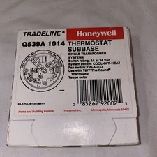 Honeywell Q539A 1014 Thermostat subbase Use with T87F Sealed