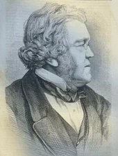 1864 Obituary Author William Makepiece Thackeray