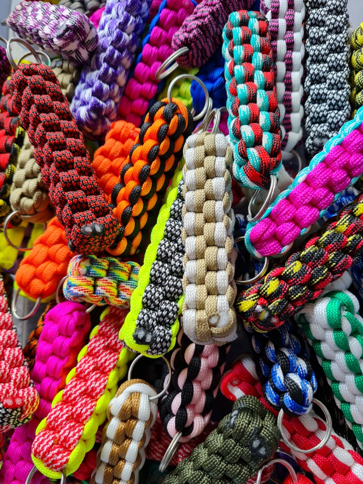 Handmade Paracord Box Keyrings