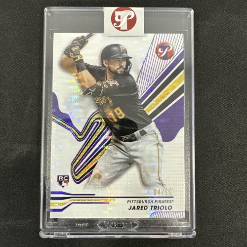 2024 Topps Pristine Purple Refractor 179 Jared Triolo /99 (RC) for