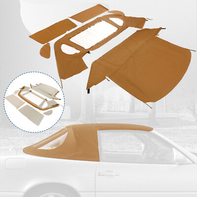 Tan Soft Top w/ Plastic Window For Mercedes-Benz R129 500SL SL320