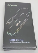 QGeeM USB-C 5Port Multifunctional Converter