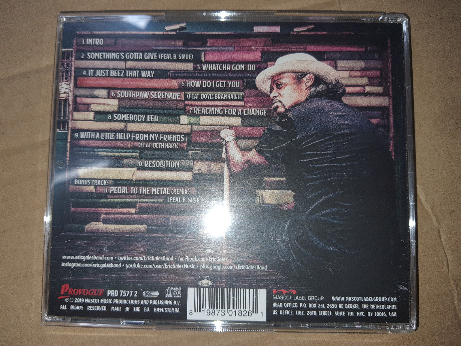 ERIC GALES THE BOOKENDS (2019 PROVOGUE) BLUES, BLUES ROCK eBay