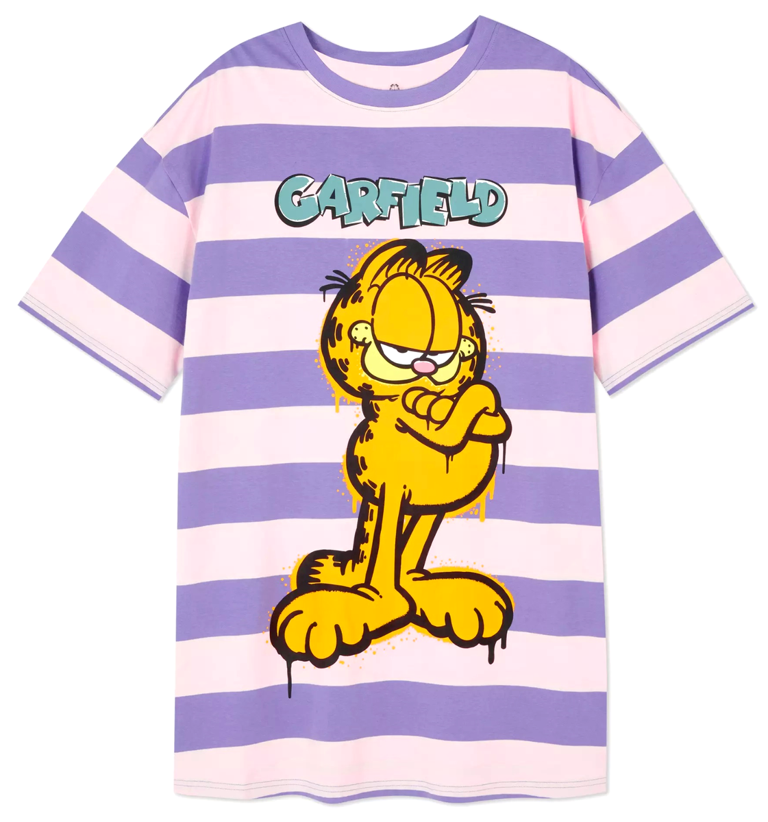 Ladies Nightshirt GARFIELD Women to 20 T-Shirt Nightie Pyjamas