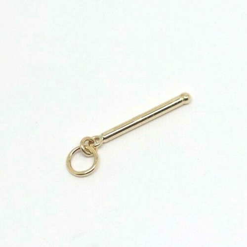 Kaedesigns New Genuine 9ct 9k 375 Yellow Gold Bar Pendant / Charm - Free Post - Picture 12 of 16