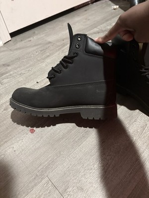 Men\'s Timberland Black Lace-Up Suede Tactical style  Boots Timberland Black Nubuck Waterproof Men main image 4