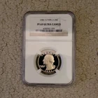 1981 San Francisco Washington Quarter Type 2 Silver Proof NGC PF 69 Ultra Cameo