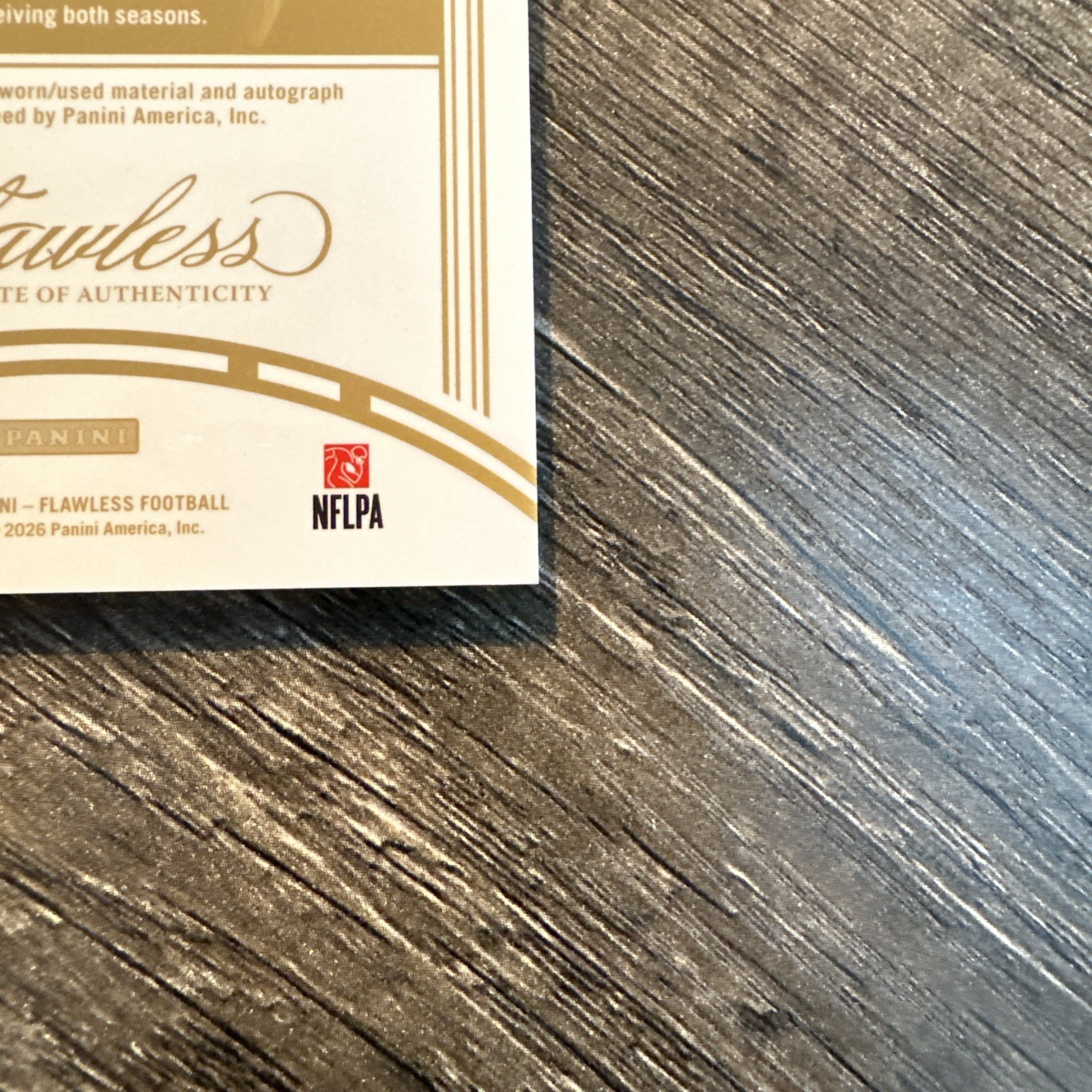 Andre Johnson 2025 Panini Flawless Dual Patch Auto Ruby 01/20 Texans Game-Used view 11