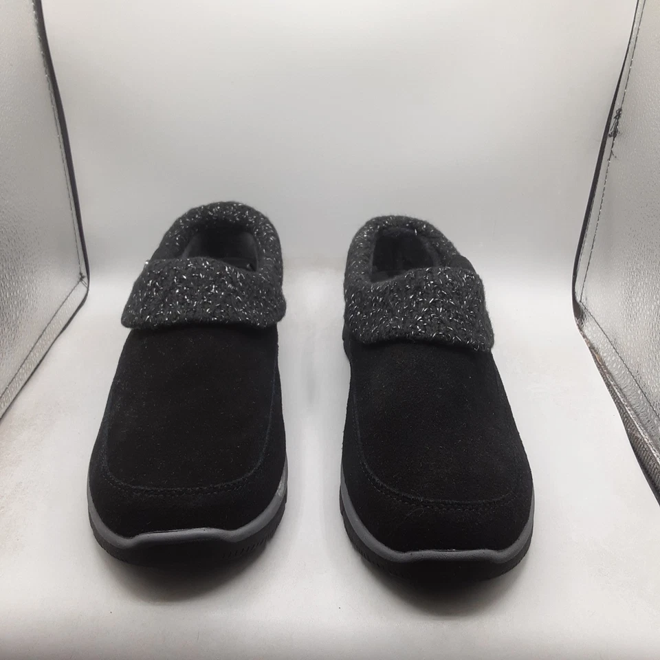 Skechers Easy Going Full Bloom Clogs Women's 10M Black Suede A100 - Image 2 of 4