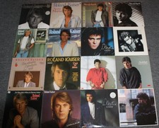 16 LPs Schallplatten Konvolut: 8 X Roland Kaiser, 8 X Nino de Angelo