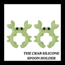 OTOTO The Crab Silicone Spoon Holder & Steam Releaser Kitchen Gadget Unused