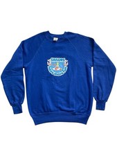 Vintage Sailors Have More Fun Sweater Crewneck Go Navy Blue Women  s Size Large