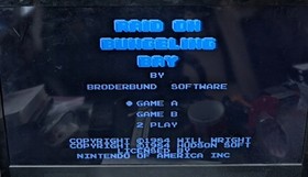 Raid on Bungeling Bay (Nintendo Entertainment System, 1987) Cart Only Tested NES