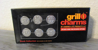 BQ Grill Charms Steak Collection Set of 6 Charmed Life Barbecue