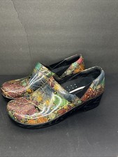 Klogs Women  s Shoes Size 10M Glossy Multicolor Slip-Resistant Comfort Clogs