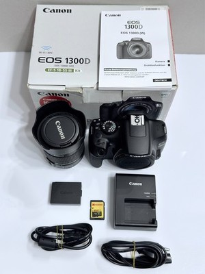 Canon EOS 1300D 18.0MP / FULL HD Video / WLAN / 7003 Auslösungen + 18-55mm II
