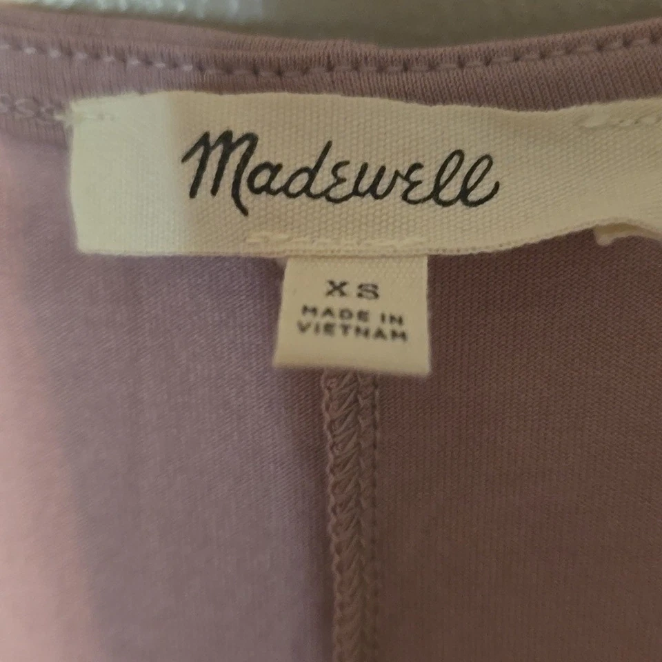 Madewell Silk Criss Cross Back Slip Dress Size XS - Image 2 of 4