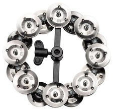 Meinl Percussion HTHH2BK Hi-Hat Double Row Stainless Steel Headliner Series