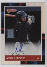 2022 Panini Donruss Retro 1988 Signatures Holo Mario Feliciano Auto 14lc